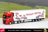 Herpa 949842 Arthur Welter 60 Jaar MAN TGX GM Lowdeck koeloplegger