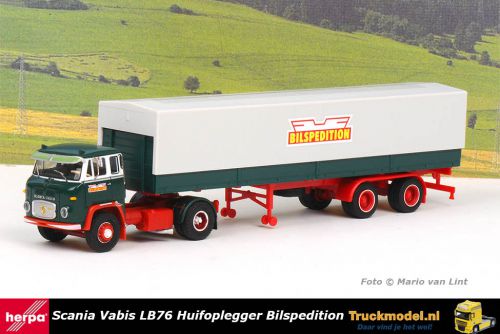  87MBS026017 Bilspedition Scania LB76 Huifoplegger