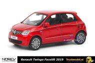 Norev 77 11 940 352 Renault Twingo Facelift Rood metallic