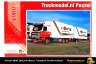 010 Boers Transport Cordis Holland Scania R143 koelcombi puzzel van 1000 stukjes