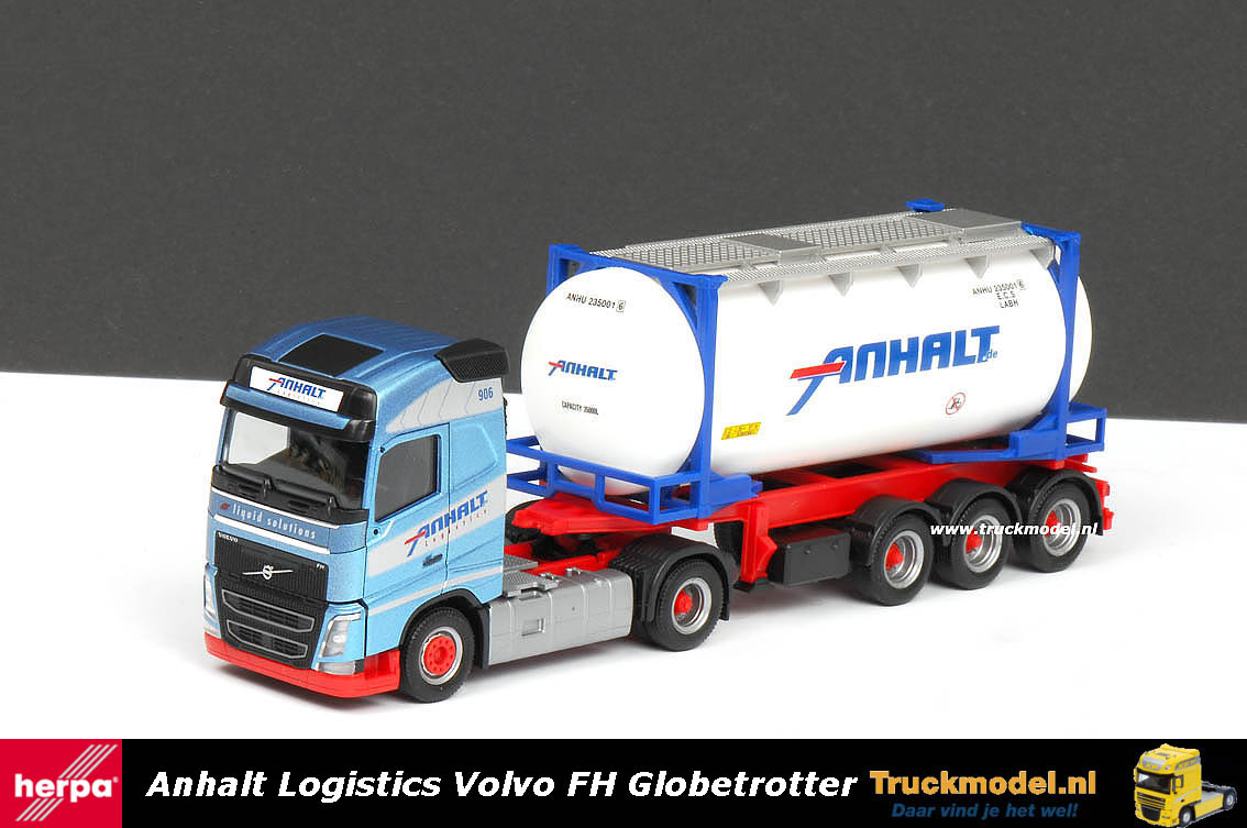 Herpa 304702 Anhalt Logistics Volvo FH4 Globetrotter Swap